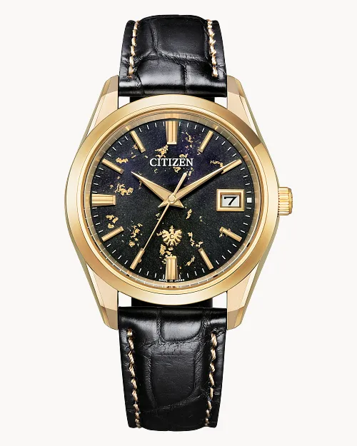 The CITIZEN Black Dial Crocodile Strap AQ4103-16E | CITIZEN The CITIZEN Black Dial Crocodile Strap AQ4103-16E | CITIZEN